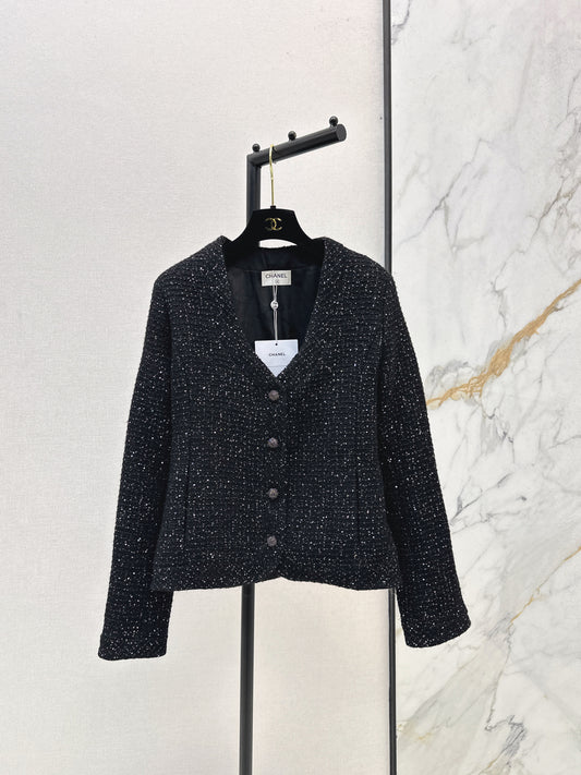 Woven woolen woolen woolen coat