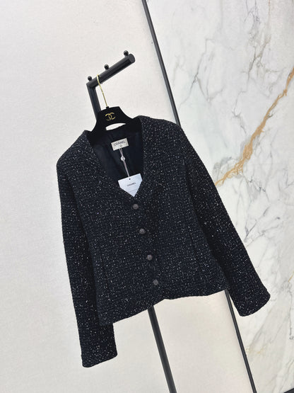 Woven woolen woolen woolen coat