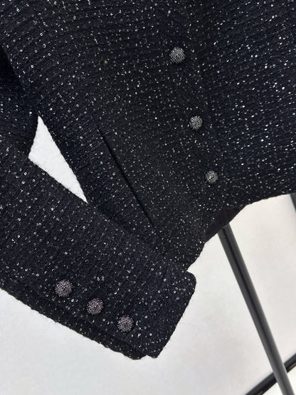 Woven woolen woolen woolen coat