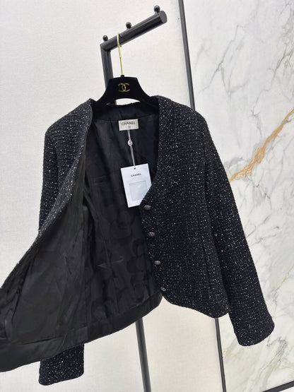 Woven woolen woolen woolen coat