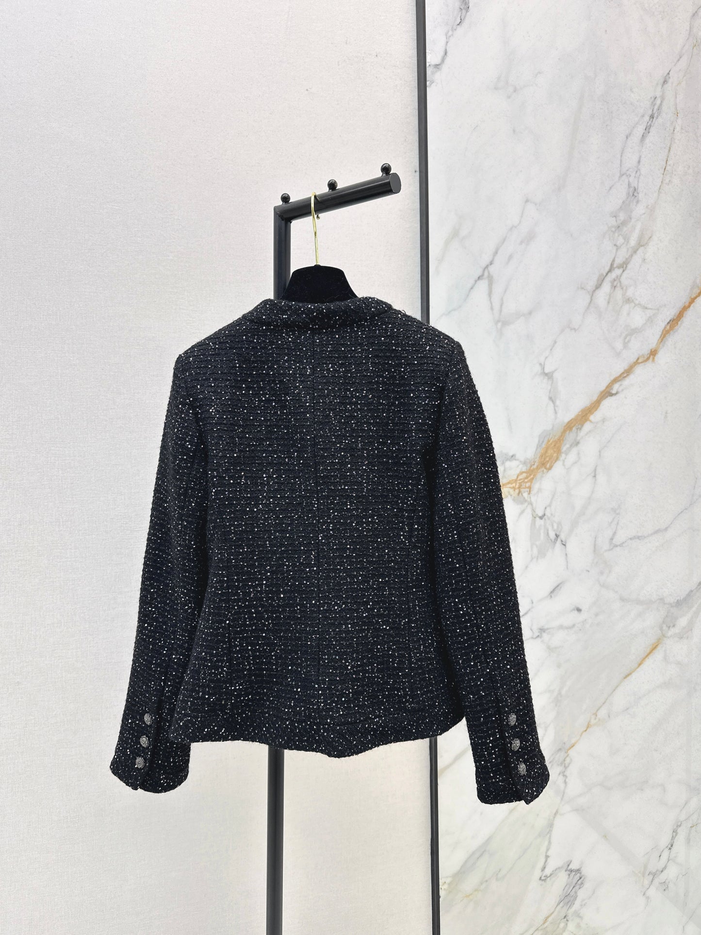 Woven woolen woolen woolen coat