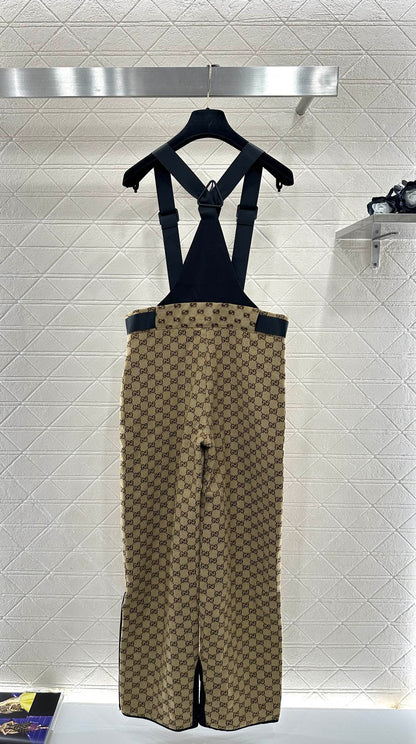 Jacquard overalls and pants