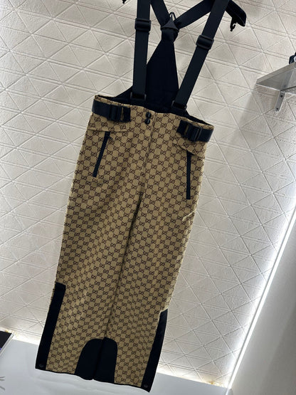 Jacquard overalls and pants