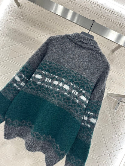 Half open collar Fel Island Knitted Top