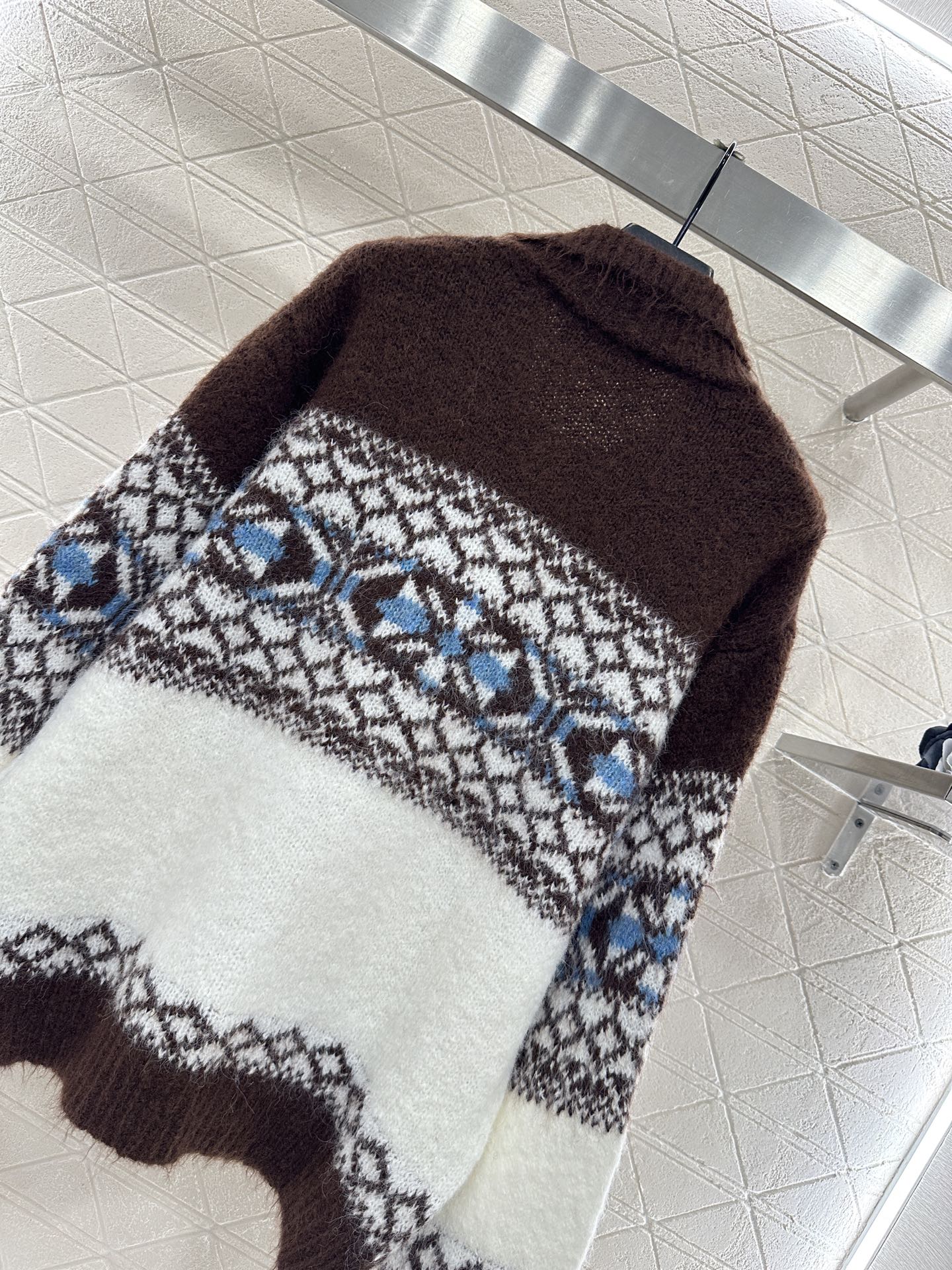 Half open collar Fel Island Knitted Top