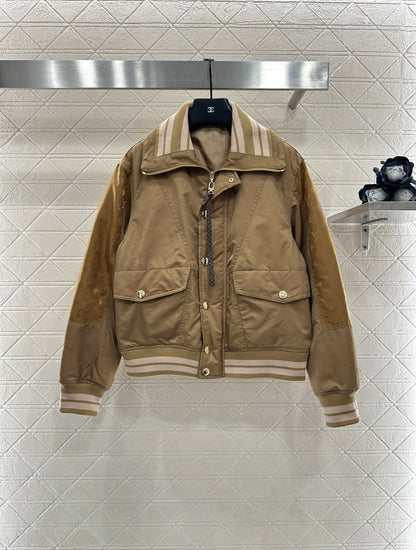 Standing collar cotton jacket