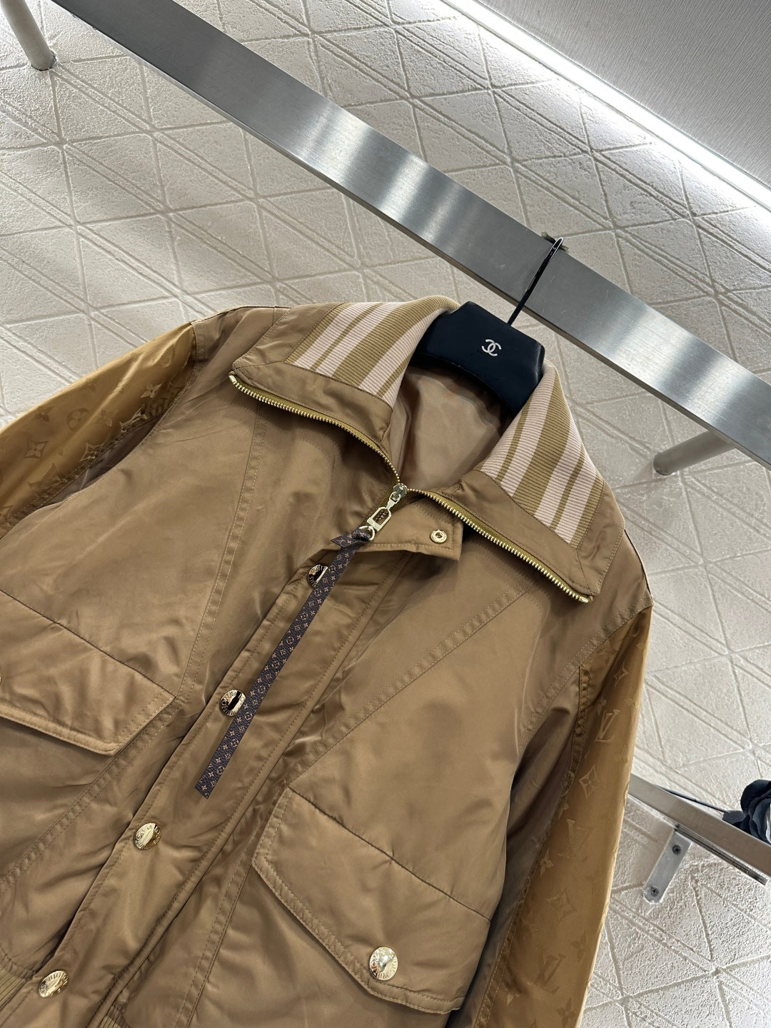 Standing collar cotton jacket