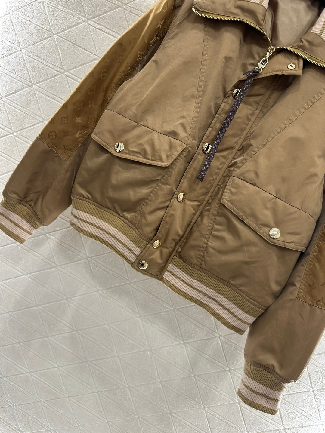 Standing collar cotton jacket