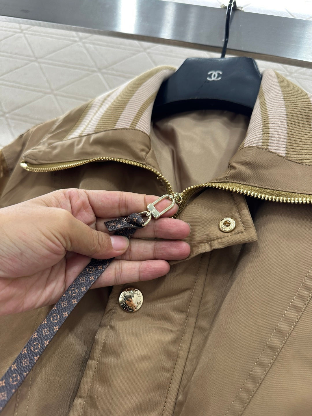 Standing collar cotton jacket