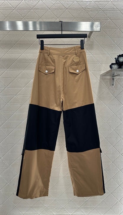 Color blocked pants