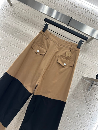 Color blocked pants