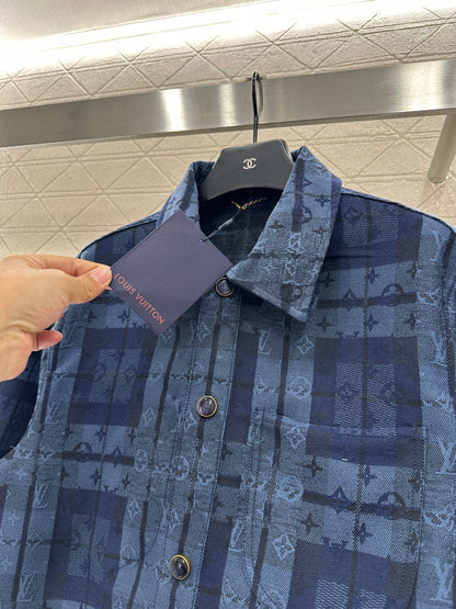 Plaid jacquard jacket jacket