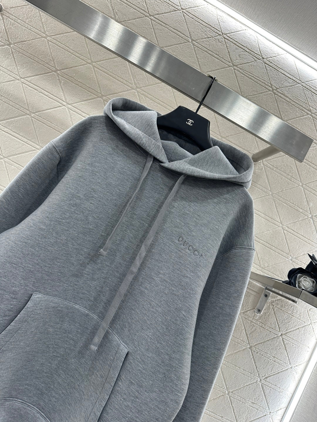 Hooded drawstring hoodie