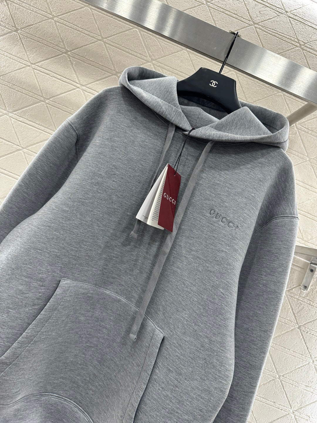 Hooded drawstring hoodie