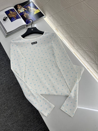 Slim fit round neck floral dress