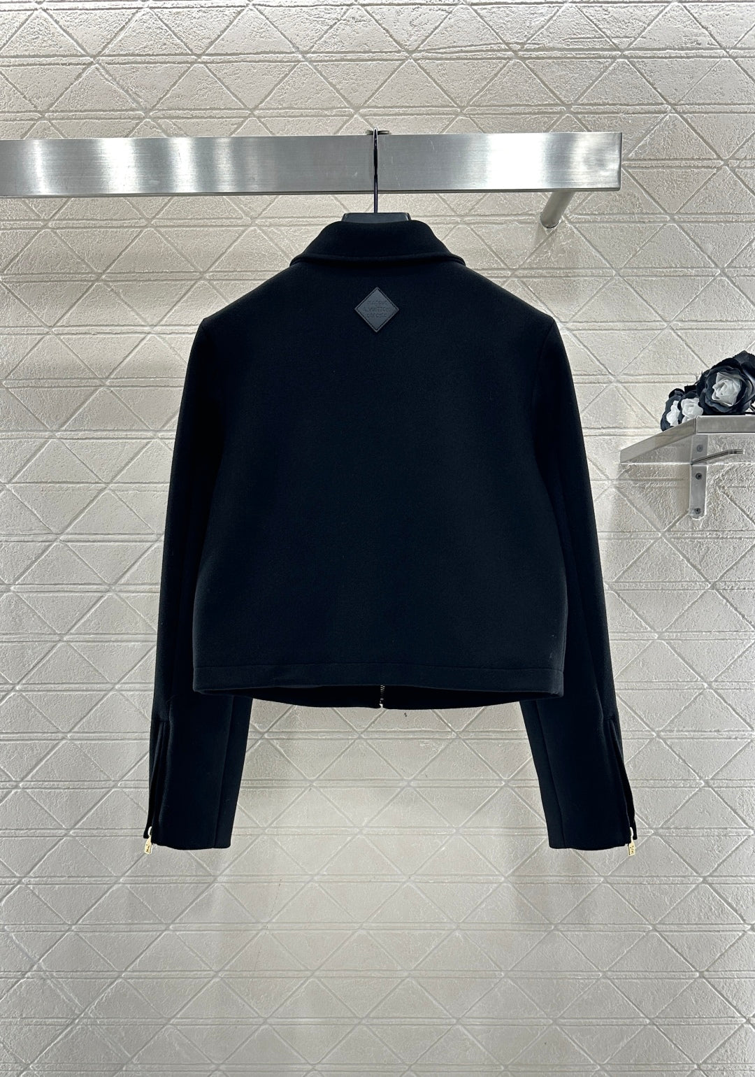 Woolen lapel jacket jacket