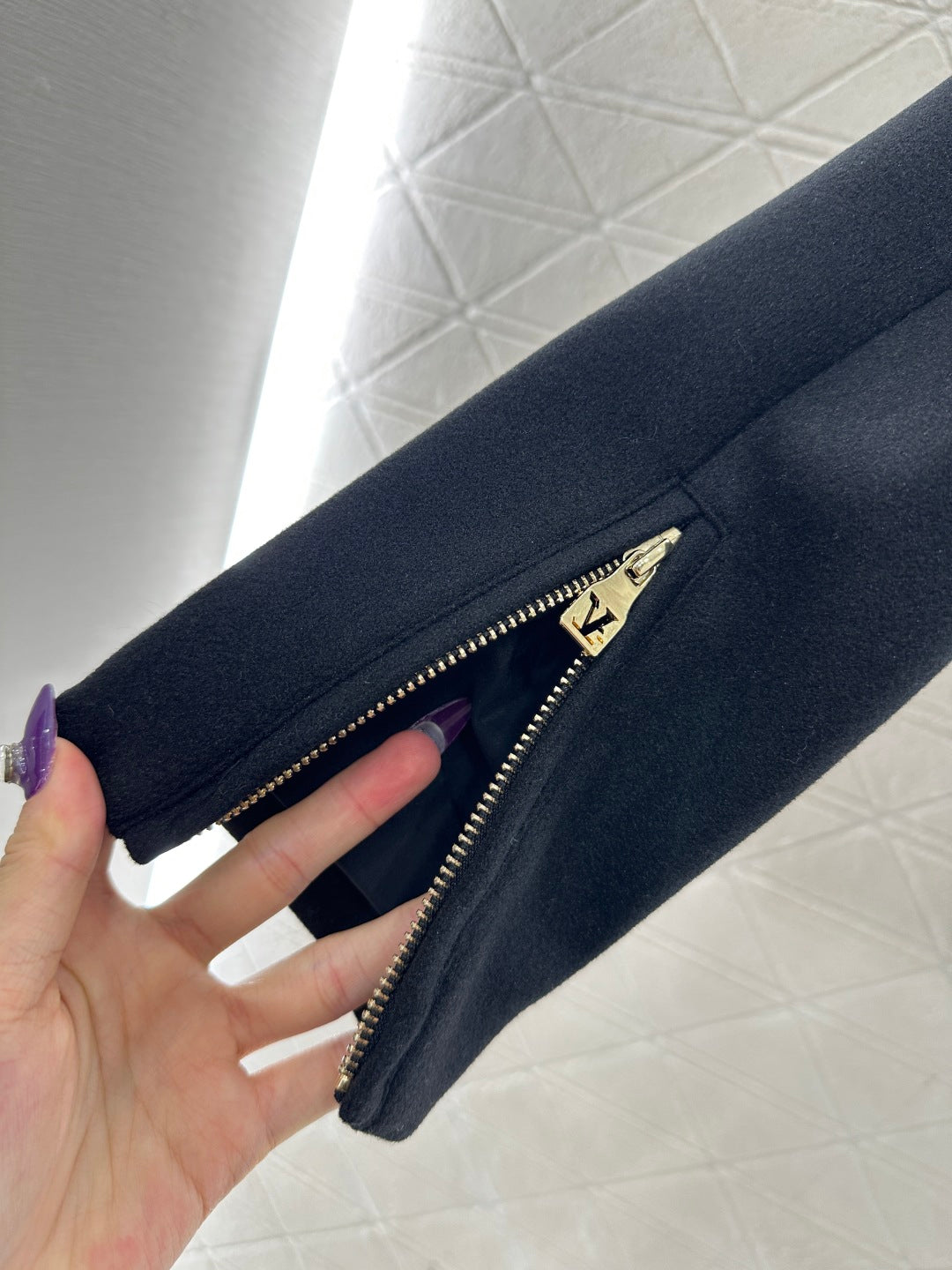 Woolen lapel jacket jacket