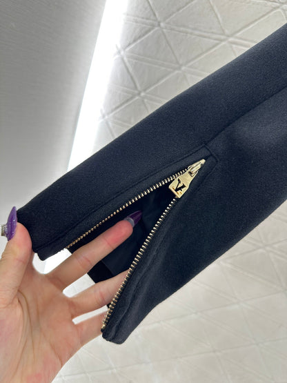 Woolen lapel jacket jacket