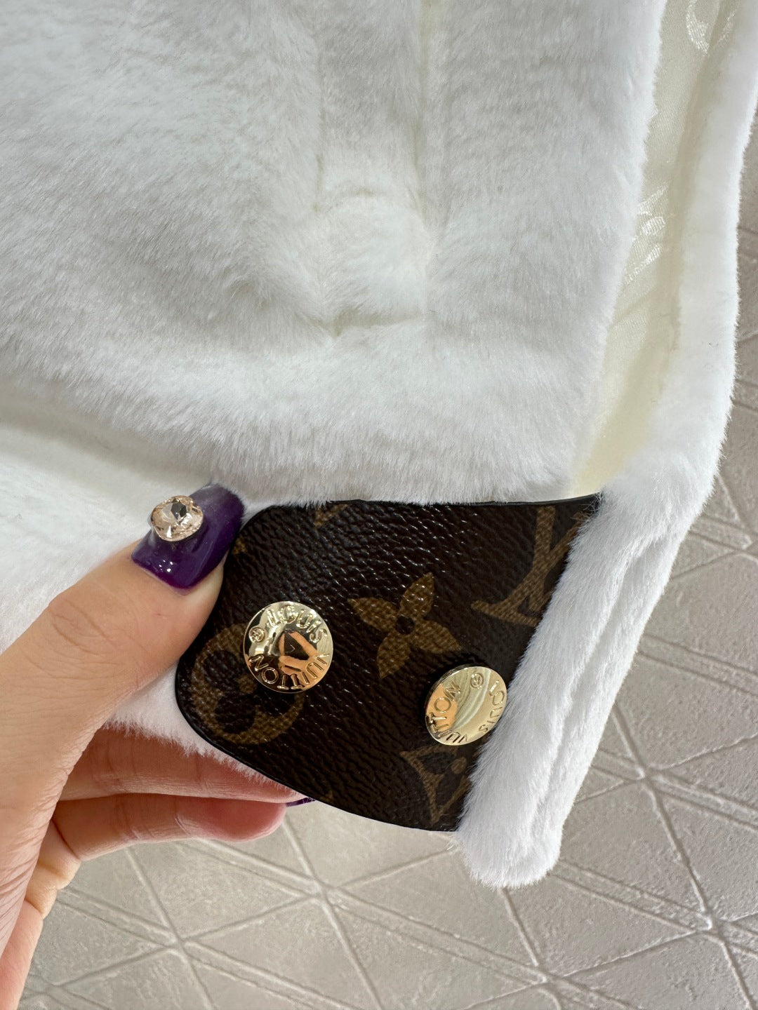 Hooded plush camisole vest