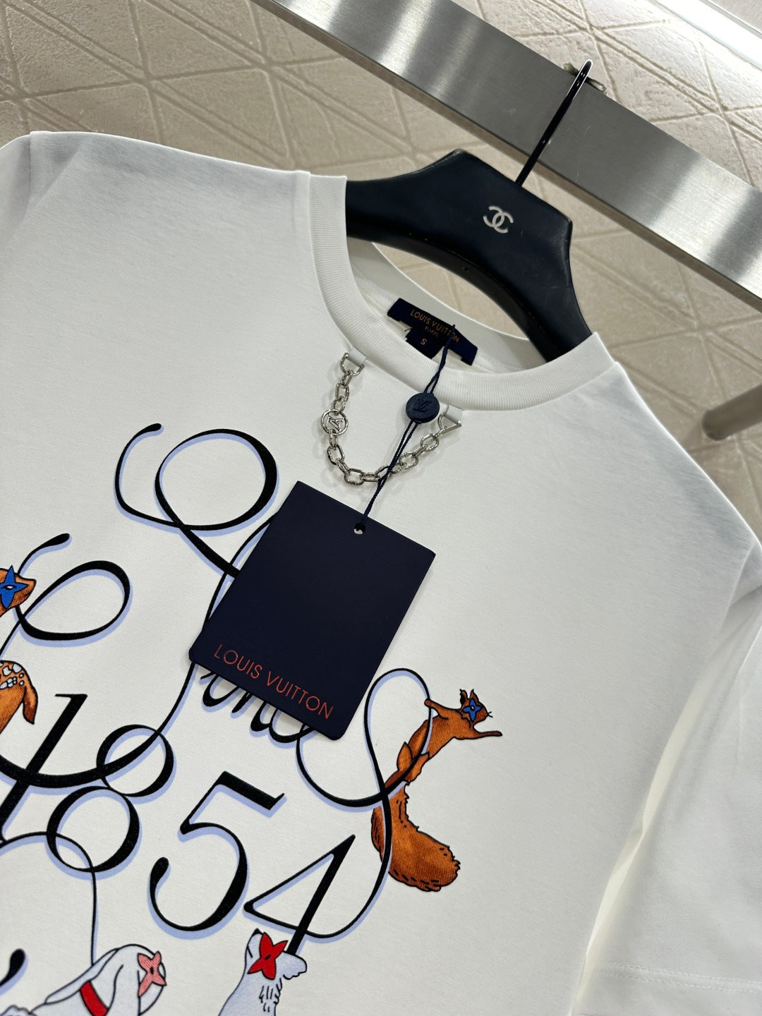Round neck cartoon print 𝑇𝑒𝑒