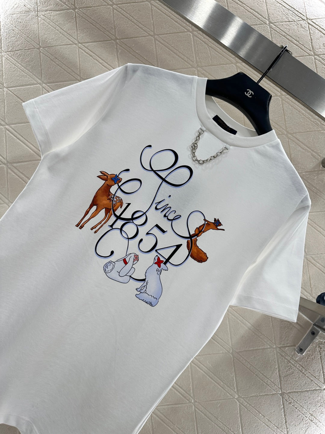 Round neck cartoon print 𝑇𝑒𝑒