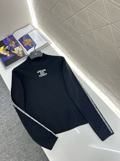 Stand up collar knitted base