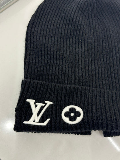 Logo cashmere knitted hat