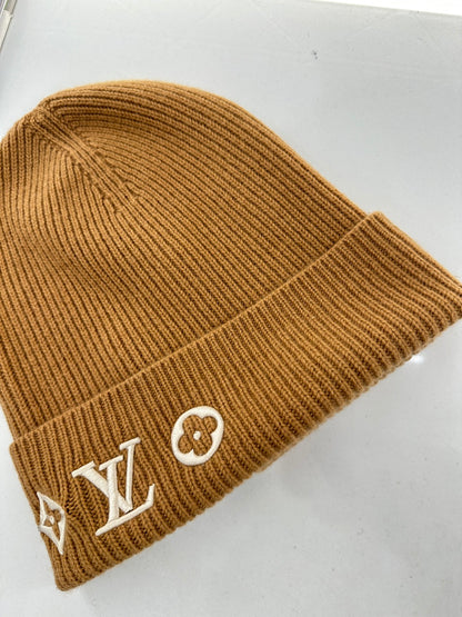 Logo cashmere knitted hat