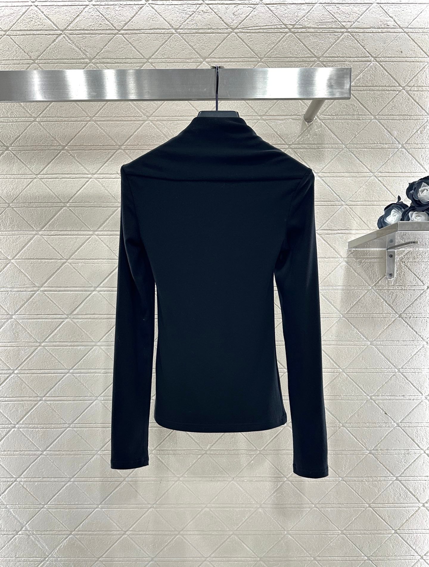 Slim fit rhinestone top