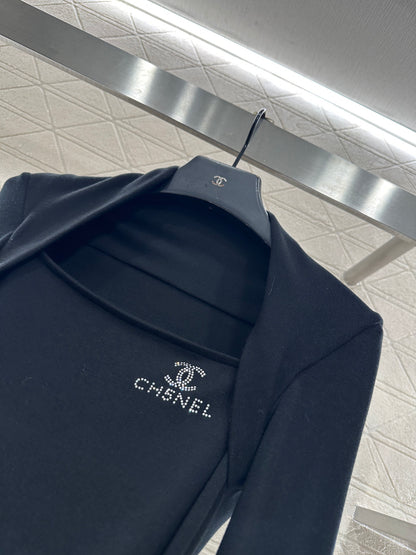 Slim fit rhinestone top