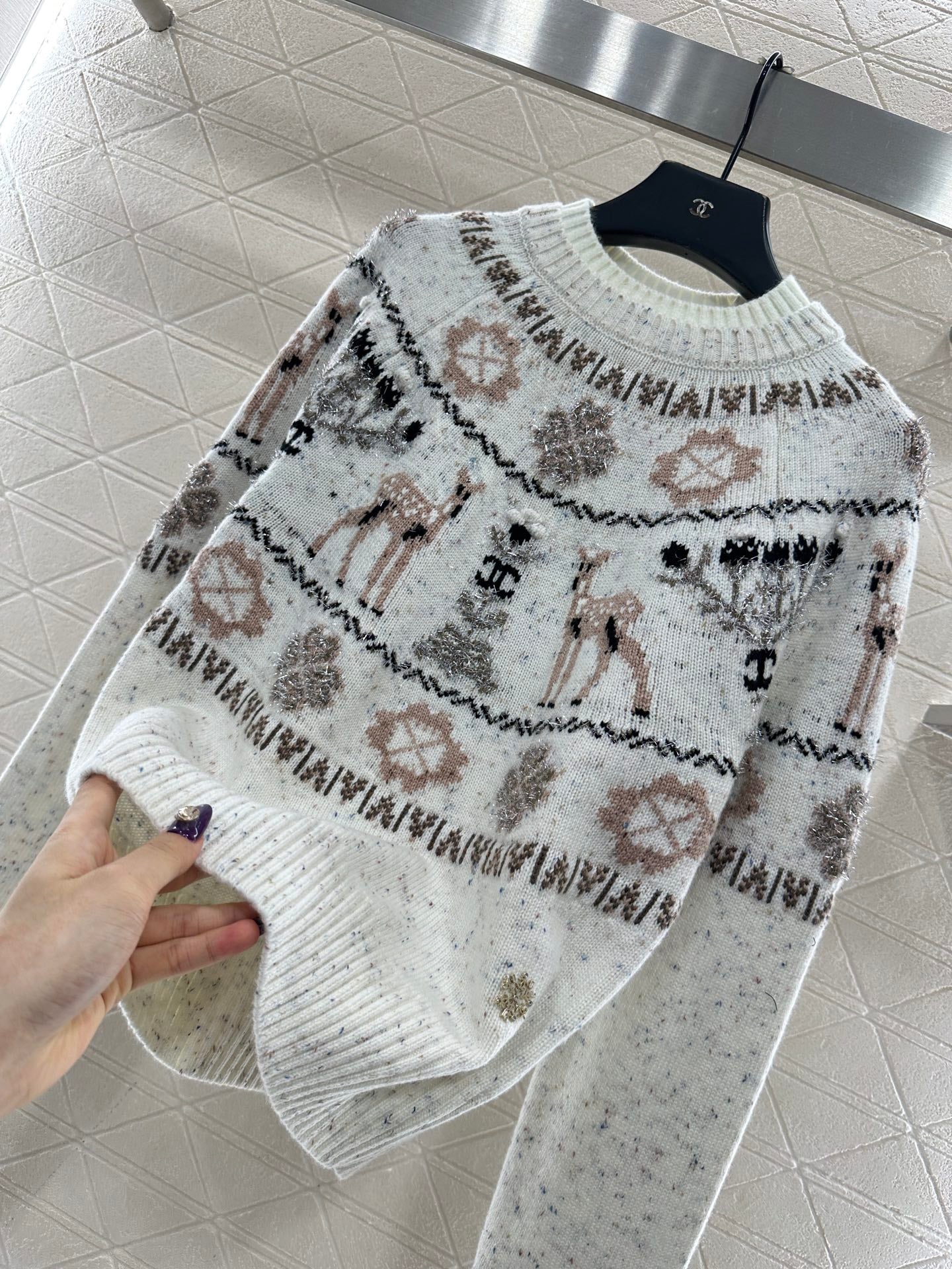 Heavy industry crochet sweater