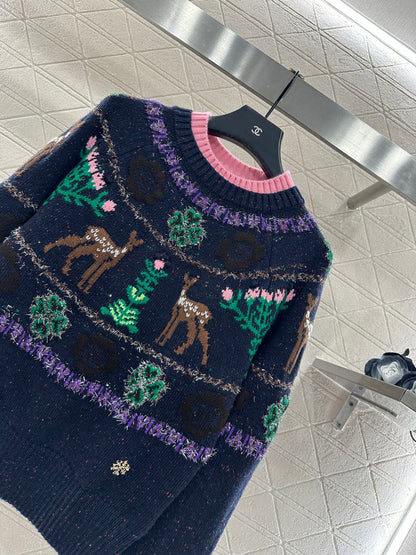 Heavy industry crochet sweater