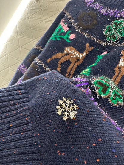 Heavy industry crochet sweater