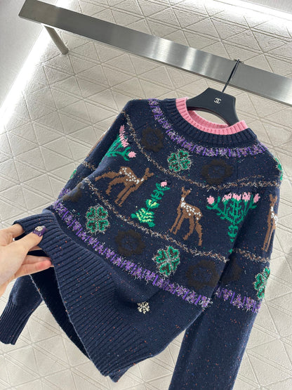 Heavy industry crochet sweater