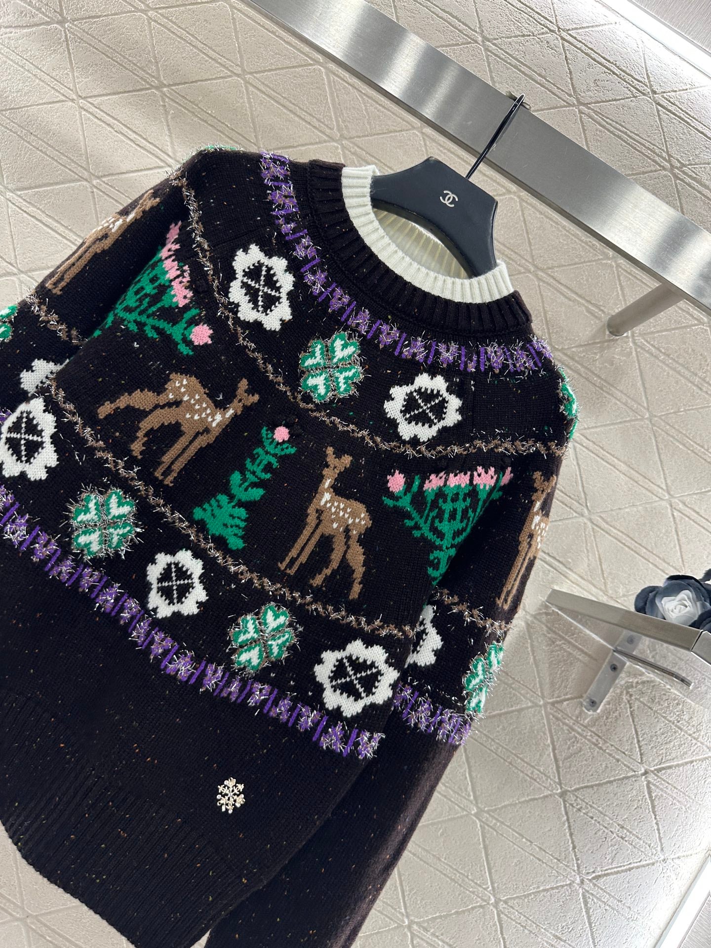 Heavy industry crochet sweater