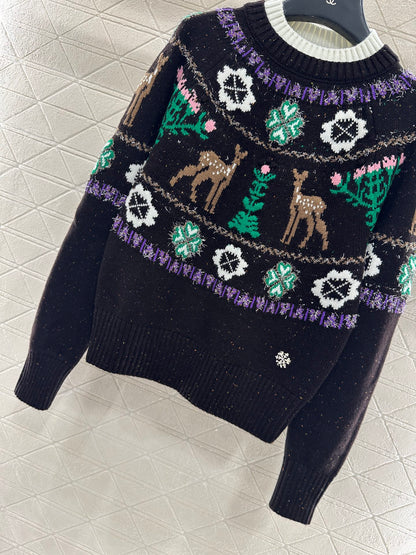 Heavy industry crochet sweater