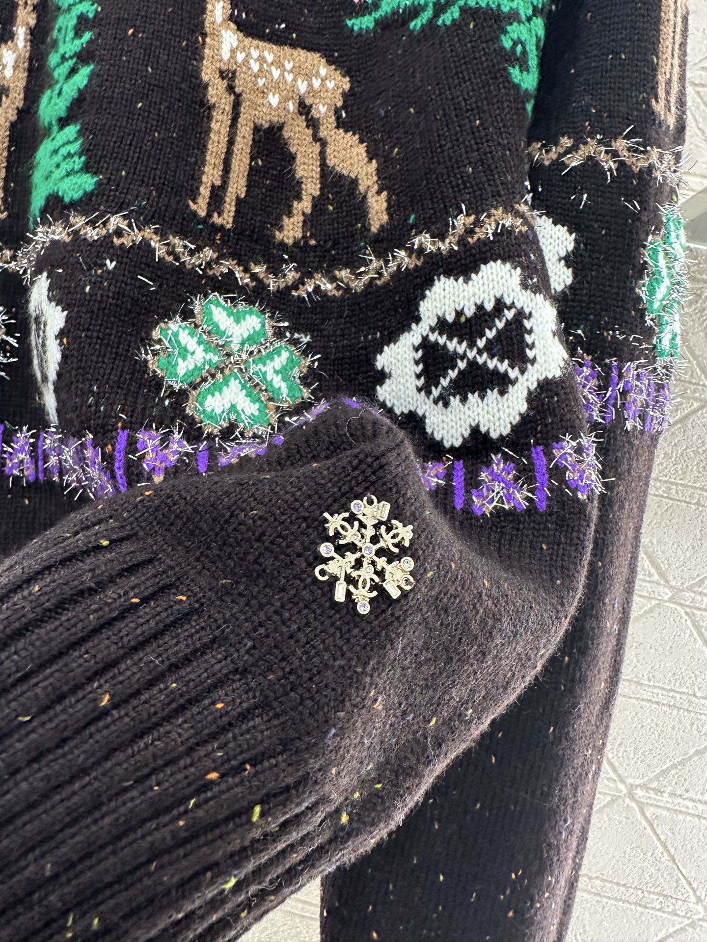 Heavy industry crochet sweater