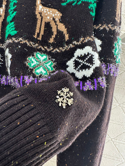 Heavy industry crochet sweater