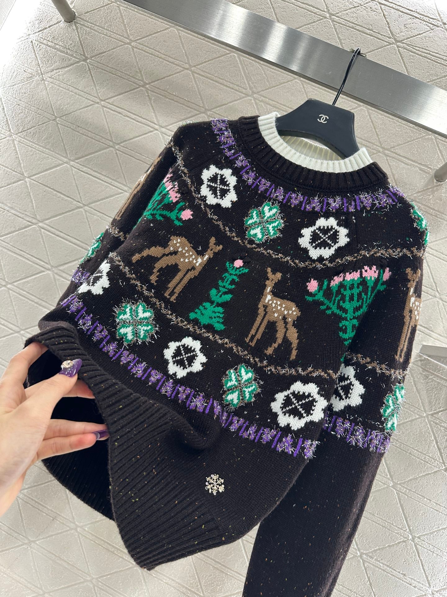 Heavy industry crochet sweater