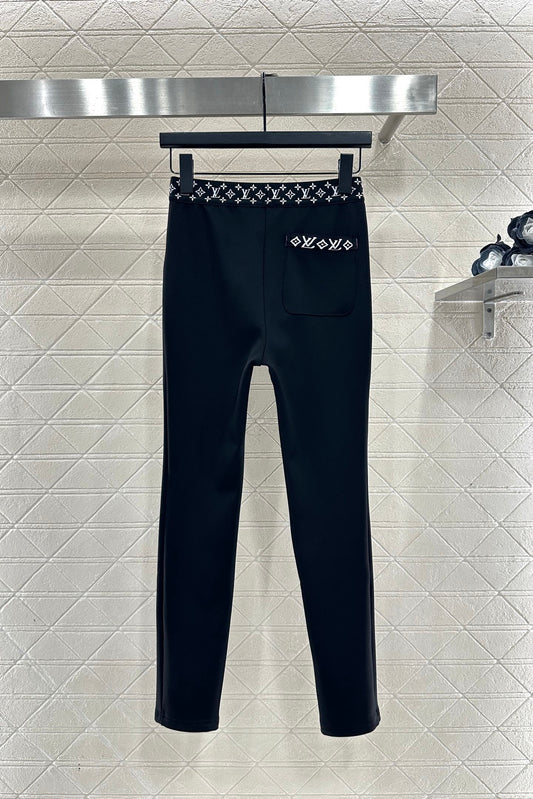 High stretch fleece leggings