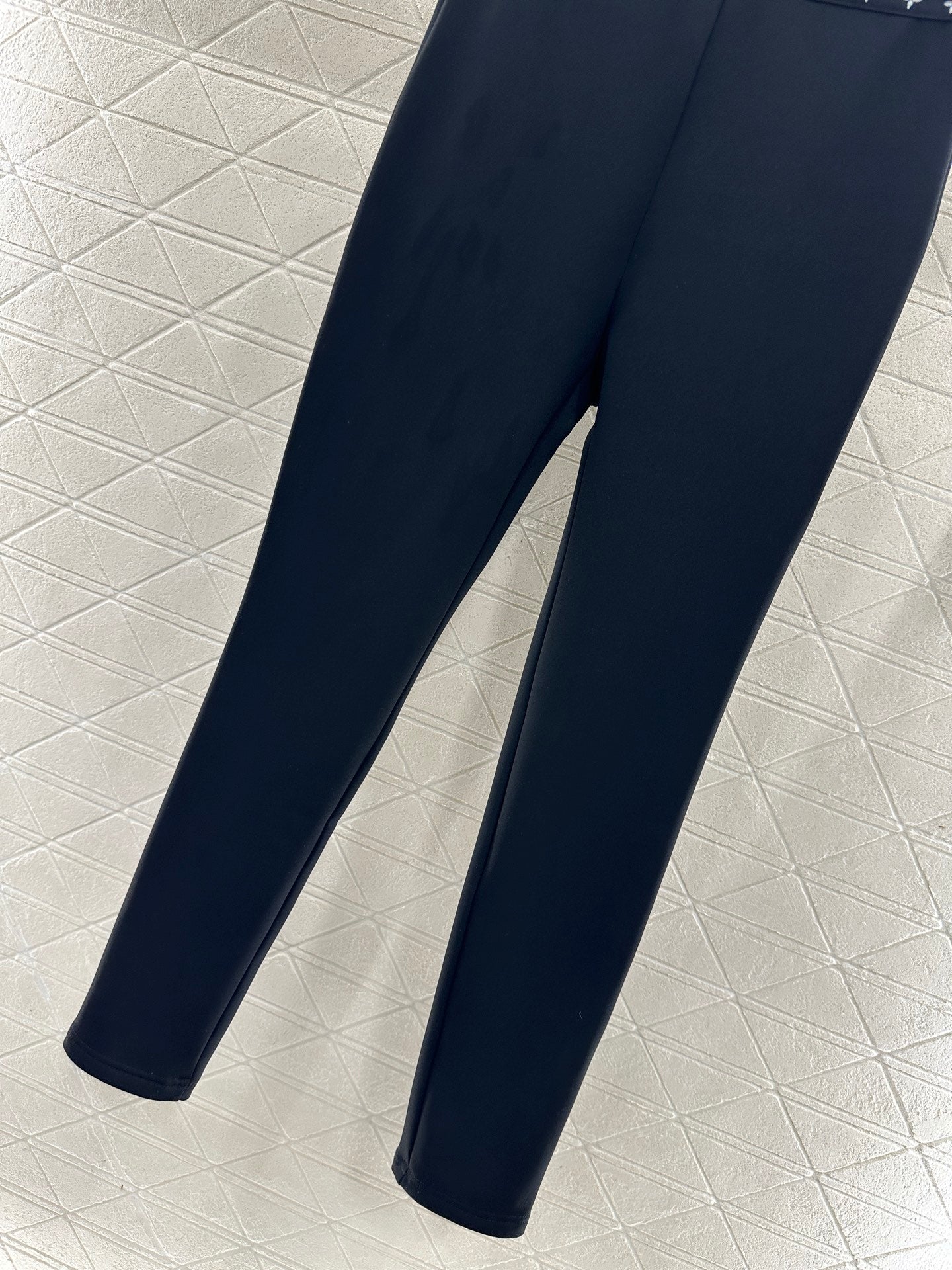 High stretch fleece leggings