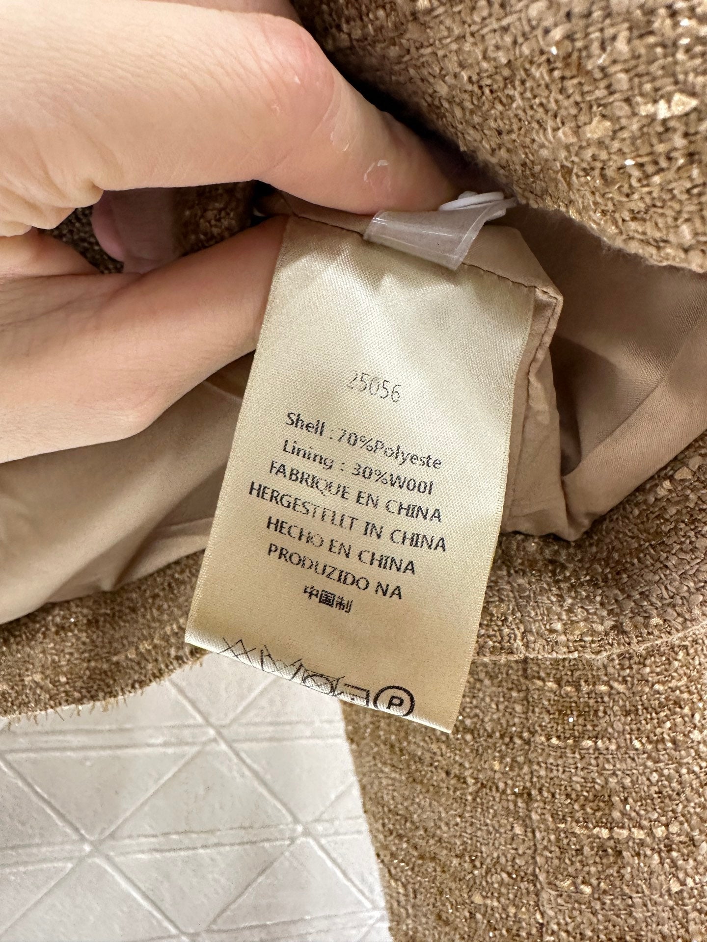 Round neck woven dress set