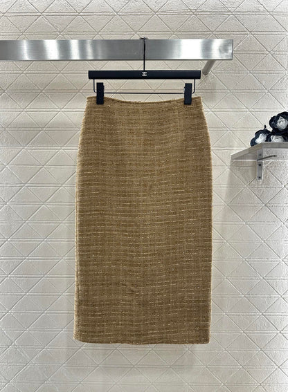 Round neck woven dress set