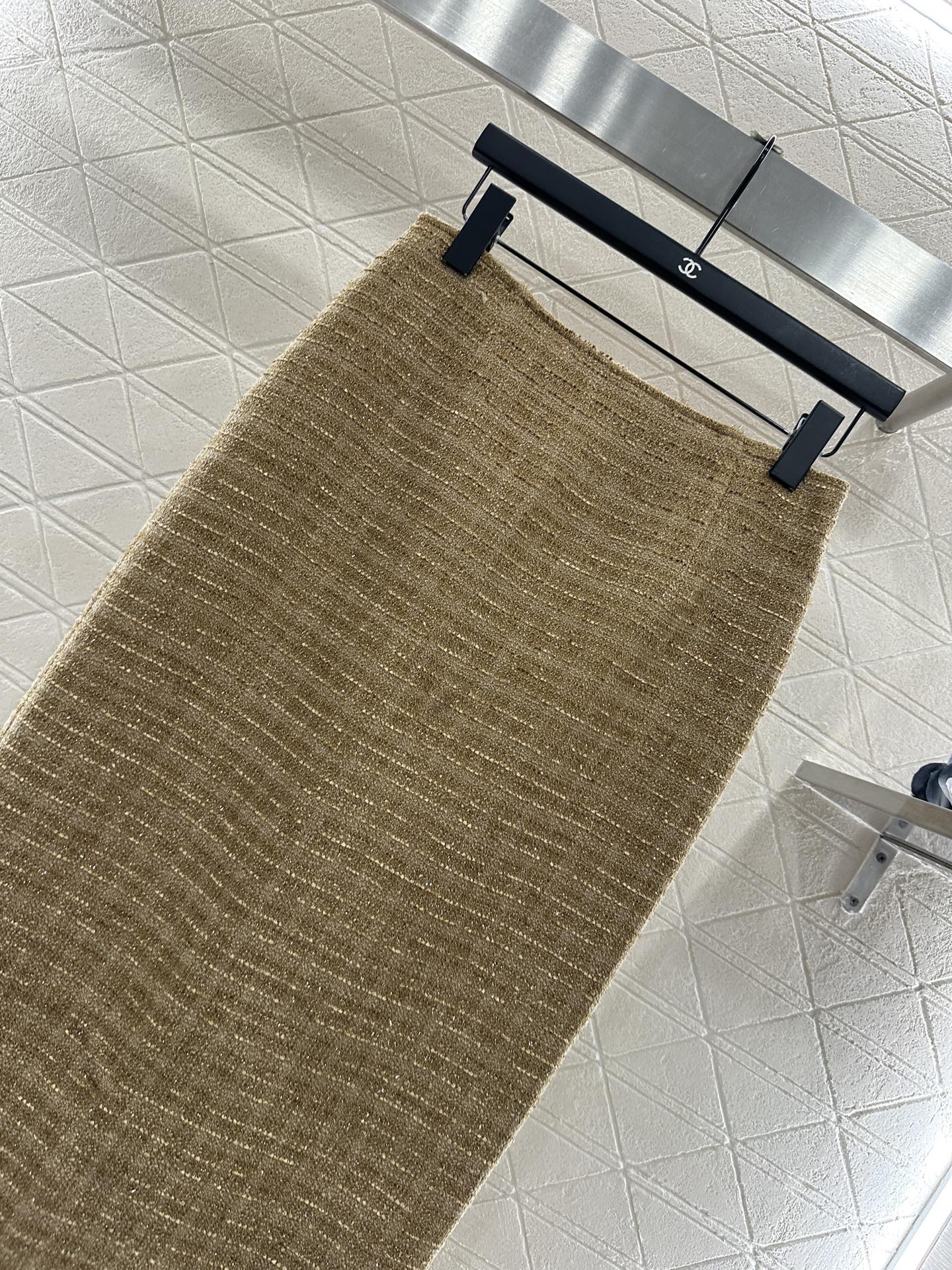 Round neck woven dress set