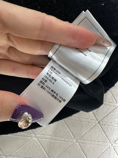 Plaid coarse floral bead dress half skirt