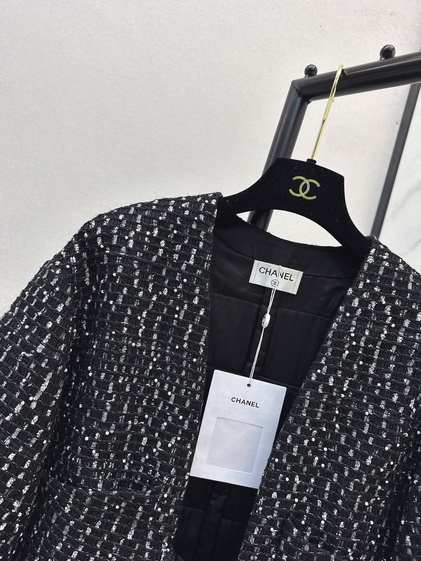 Wind glitter woven strap decorative jacket