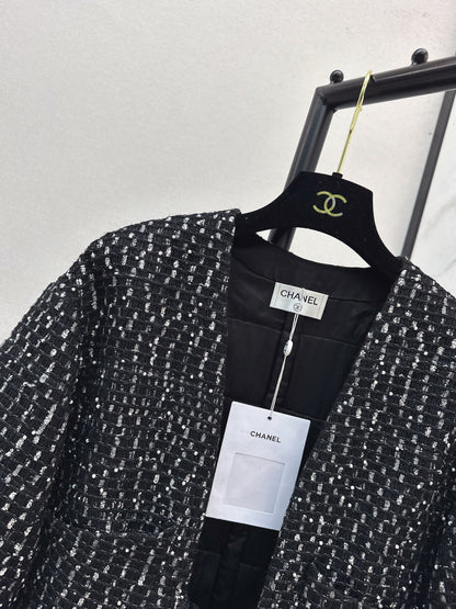 Wind glitter woven strap decorative jacket