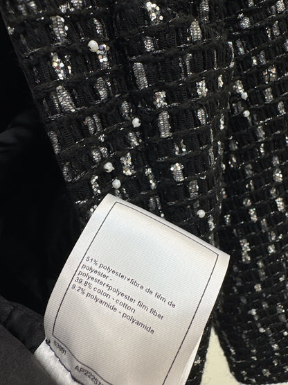 Wind glitter woven strap decorative jacket