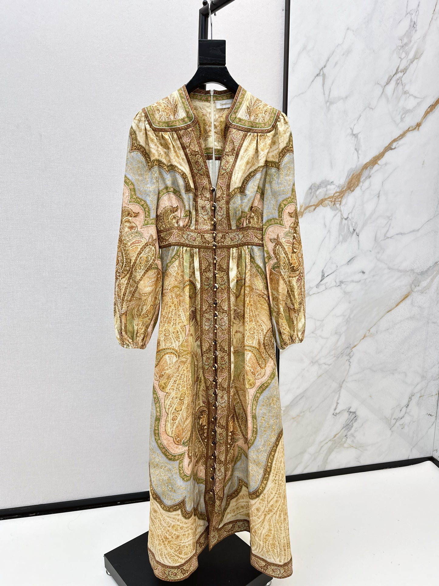 Holiday style printed dress