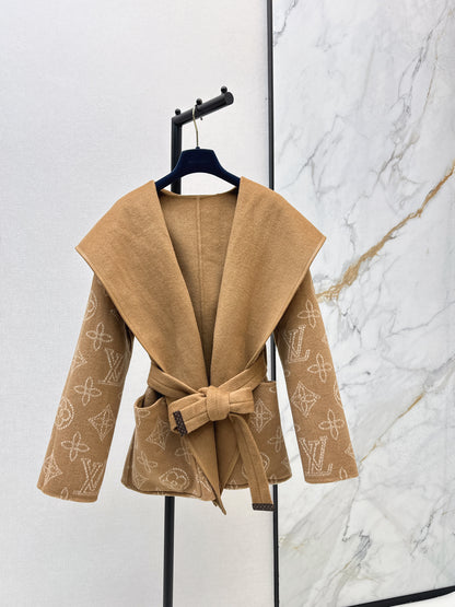 Double sided wrap around coat